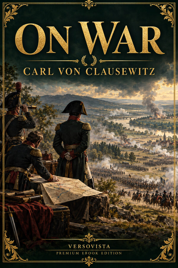 253-on-war Illustrated ebook cover for On War by Carl von Clausewitz — VERSOVISTA premium ebook edition