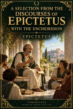 Illustrated ebook cover for A Selection from the Discourses of Epictetus with the Encheiridion by Epictetus — VERSOVISTA premium ebook edition