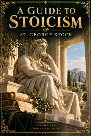 Illustrated ebook cover for A Guide to Stoicism by St. George Stock — VERSOVISTA premium ebook edition