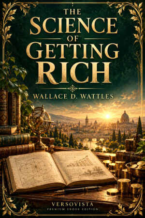 Illustrated ebook cover for The Science of Getting Rich by Wallace D. Wattles — VERSOVISTA premium ebook edition