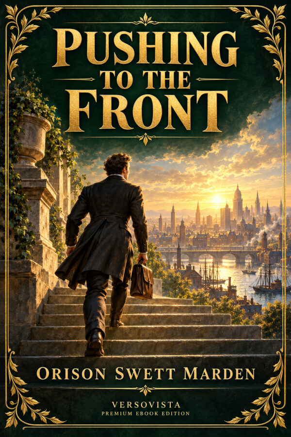 355-pushing-to-the-front Illustrated ebook cover for Pushing to the Front by Orison Swett Marden — VERSOVISTA premium ebook edition