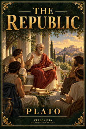 395-the-republic Illustrated ebook cover for The Republic by Plato — VERSOVISTA premium ebook edition
