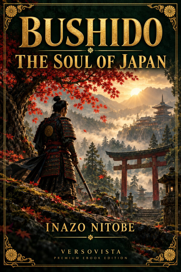 419-bushido-the-soul-of-japan Illustrated ebook cover for Bushido, the Soul of Japan by Inazo Nitobe — VERSOVISTA premium ebook edition