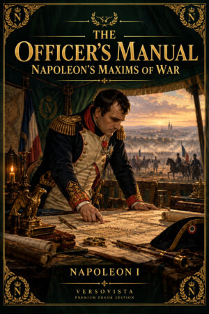 431-the-officer-s-manual-napoleon-s-maxims-of-war Illustrated ebook cover for The Officer's Manual: Napoleon's Maxims of War by Napoleon I — VERSOVISTA premium ebook edition
