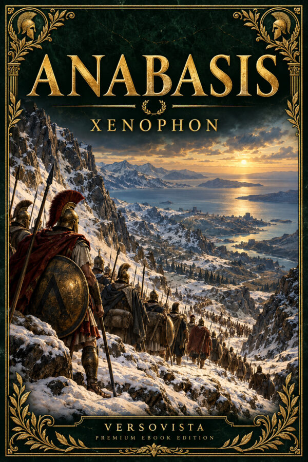 435-anabasis Illustrated ebook cover for Anabasis by Xenophon — VERSOVISTA premium ebook edition