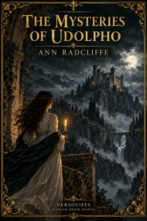 479-the-mysteries-of-udolpho Illustrated ebook cover for The Mysteries of Udolpho by Ann Radcliffe — VERSOVISTA premium ebook edition