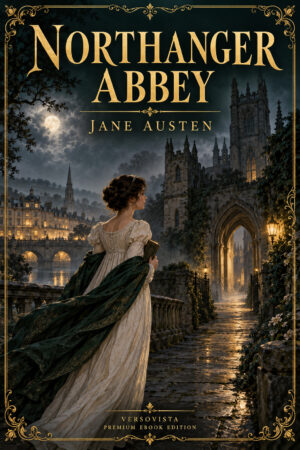 495-northanger-abbey Illustrated ebook cover for Northanger Abbey by Jane Austen — VERSOVISTA premium ebook edition
