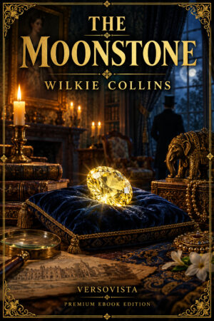 559-the-moonstone Illustrated ebook cover for The Moonstone by Wilkie Collins — VERSOVISTA premium ebook edition