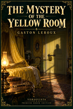 591-mystery-of-the-yellow-room Illustrated ebook cover for The Mystery of the Yellow Room by Gaston Leroux — VERSOVISTA premium ebook edition