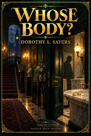 595-whose-body Illustrated ebook cover for Whose Body? by Dorothy L. Sayers — VERSOVISTA premium ebook edition