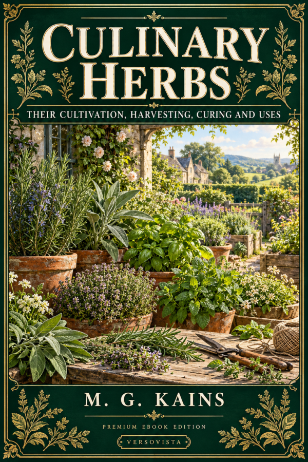 611-culinary-herbs Culinary Herbs by M. G. Kains — VERSOVISTA premium ebook cover
