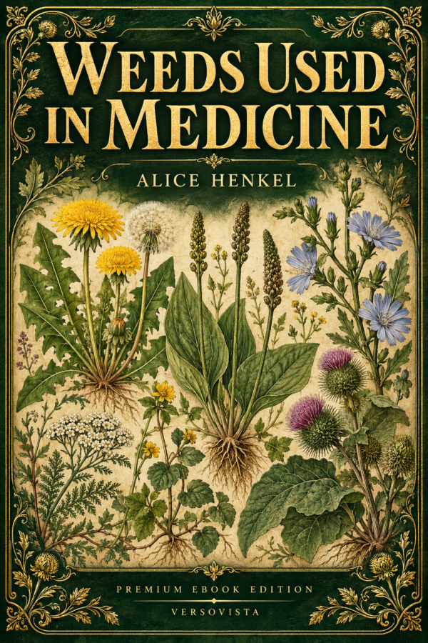 Weeds Used in Medicine by Alice Henkel — VERSOVISTA premium ebook cover