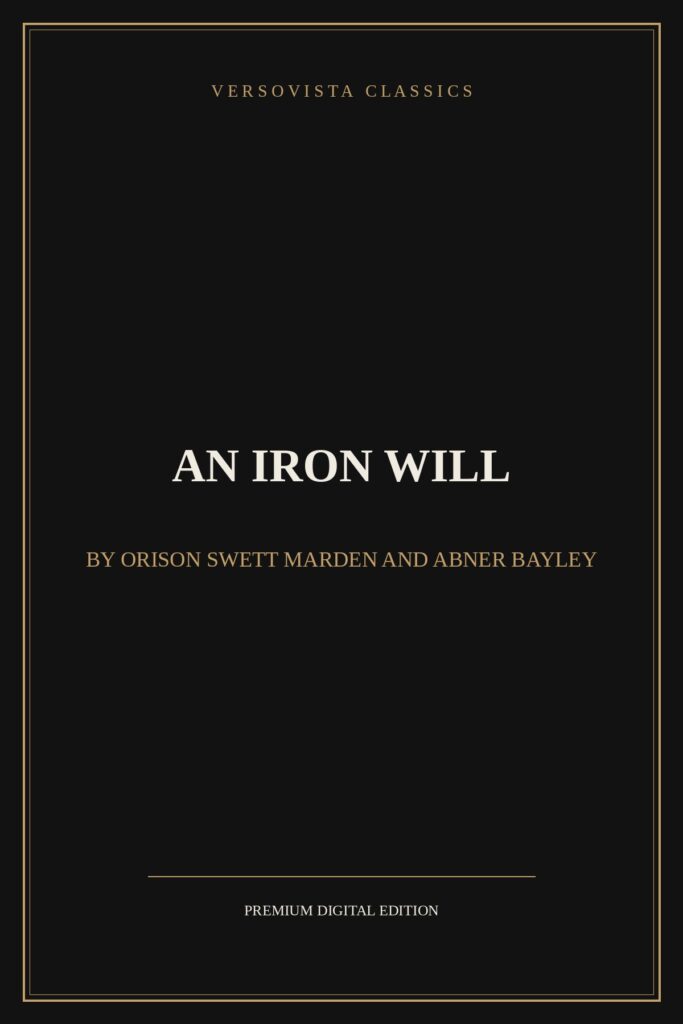An Iron Will Ebook Cover - VERSOVISTA