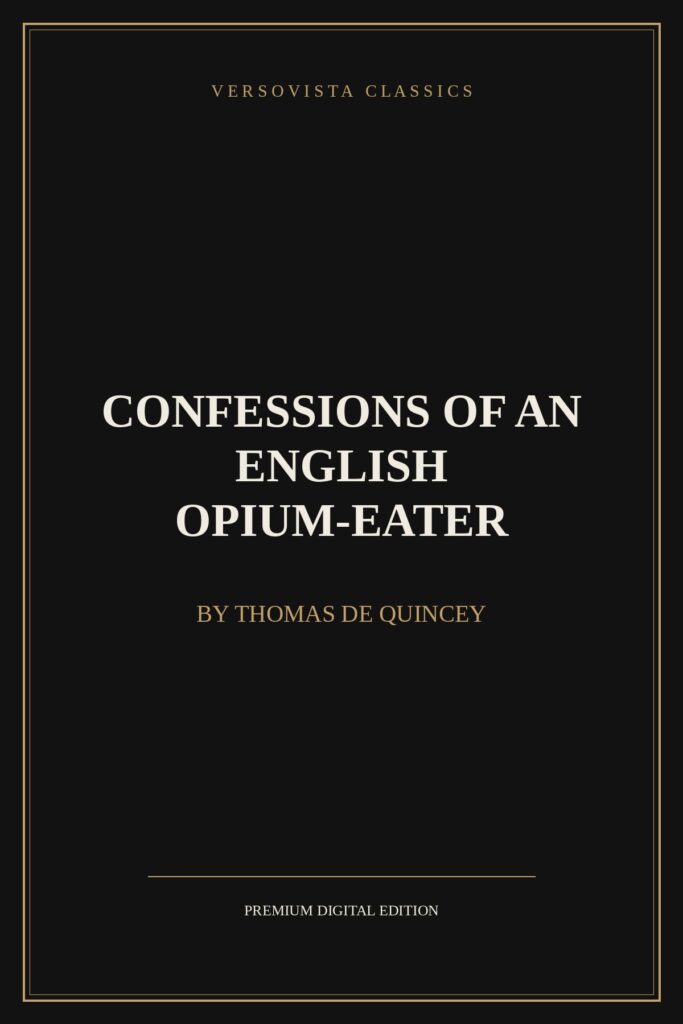 Confessions of an English Opium-Eater Ebook Cover - VERSOVISTA