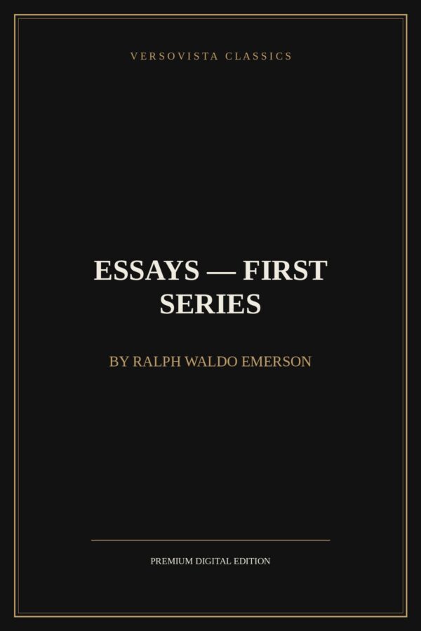 essays-first-series-versovista-cover Essays — First Series Ebook Cover - VERSOVISTA