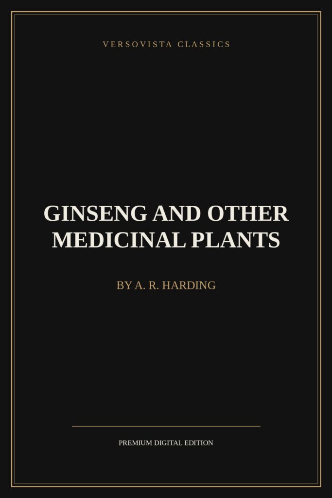 Ginseng and Other Medicinal Plants Ebook Cover - VERSOVISTA