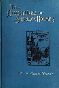 The Adventures of Sherlock Holmes by Arthur Conan Doyle free ebook cover