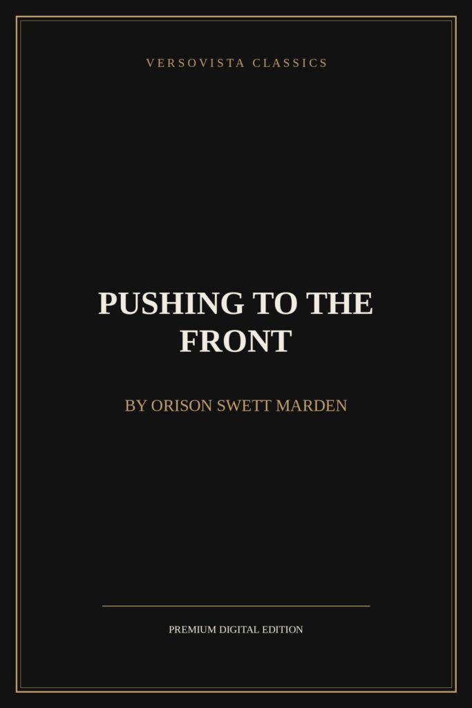 Pushing to the Front Ebook Cover - VERSOVISTA