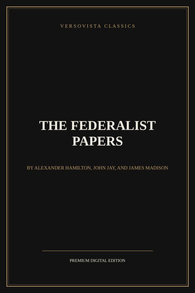 The Federalist Papers Ebook Cover - VERSOVISTA