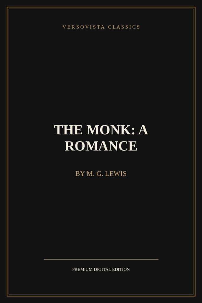 The Monk: A Romance Ebook Cover - VERSOVISTA