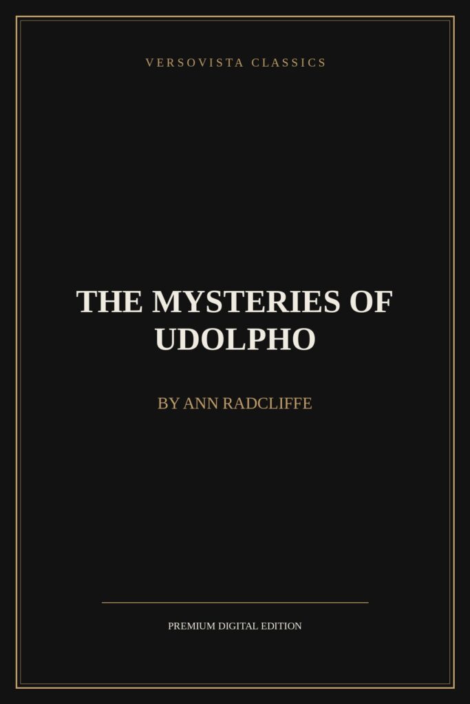 The Mysteries of Udolpho Ebook Cover - VERSOVISTA