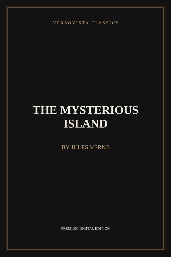 The Mysterious Island Ebook Cover - VERSOVISTA