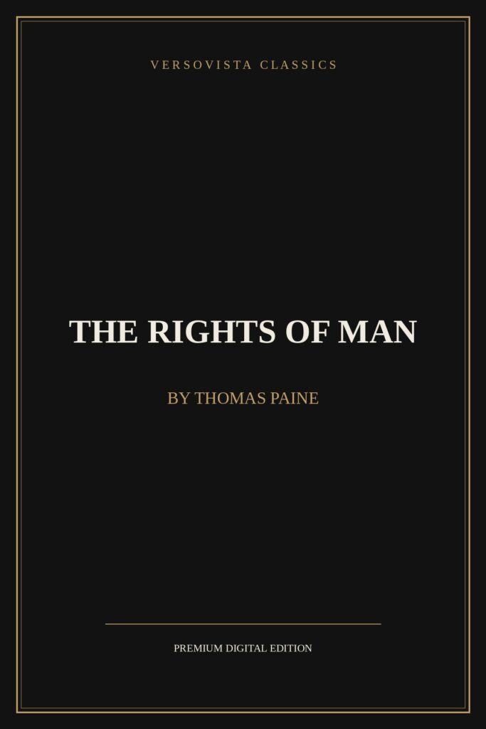 The Rights of Man Ebook Cover - VERSOVISTA