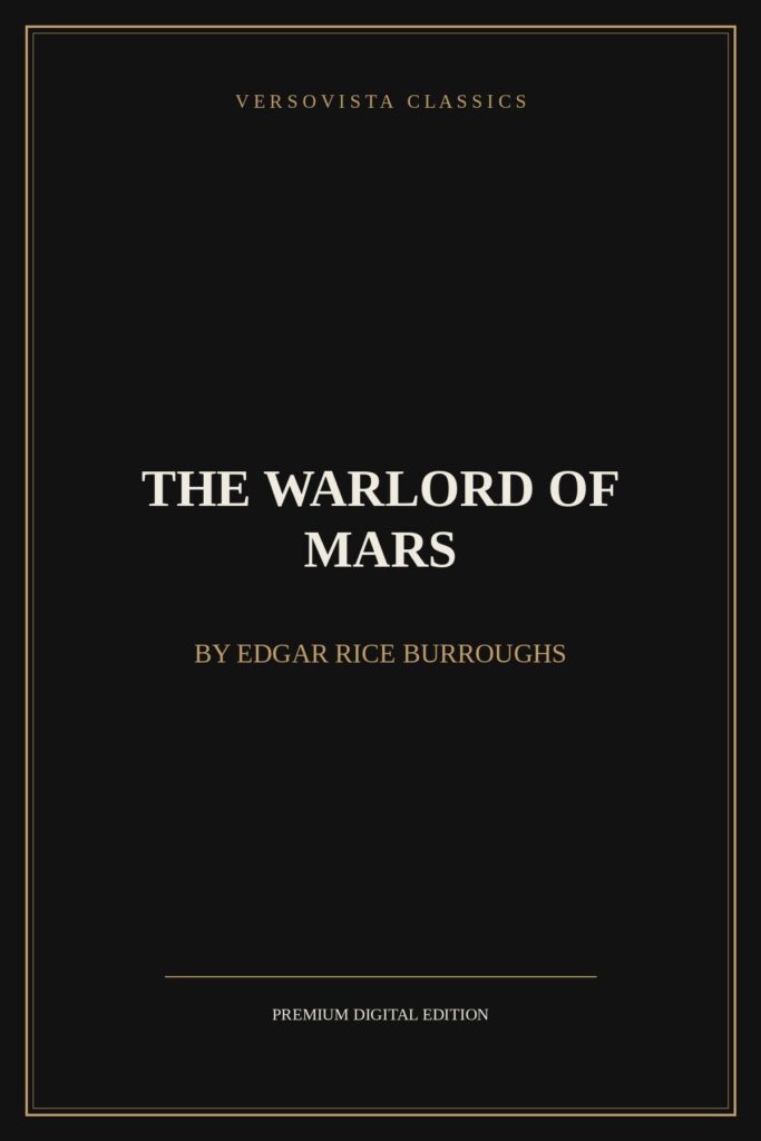 The Warlord of Mars Ebook Cover - VERSOVISTA