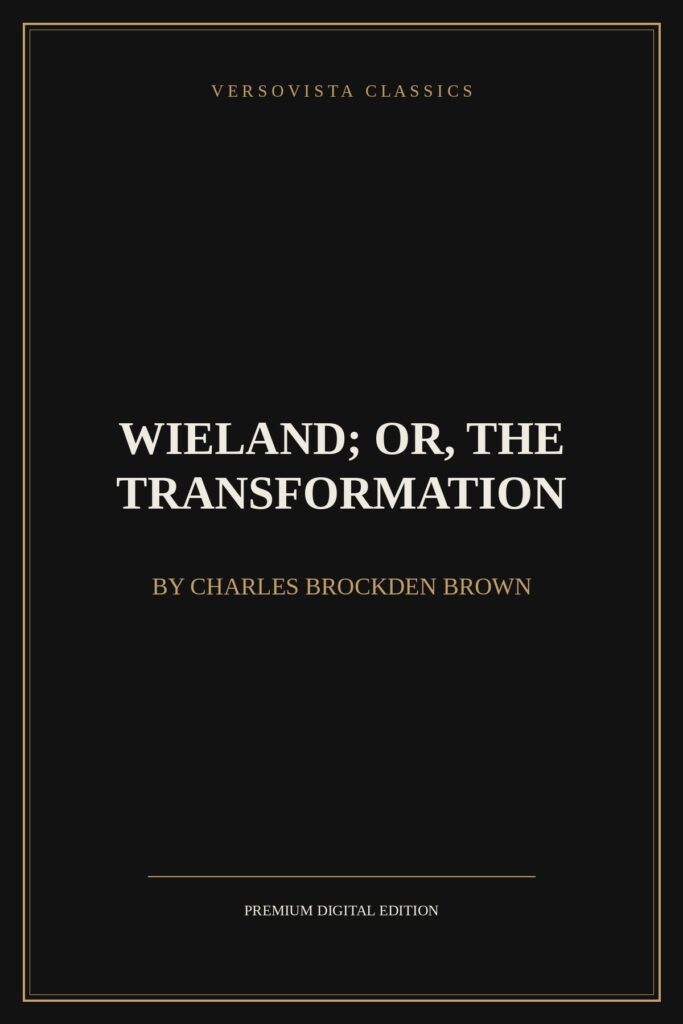 Wieland; Or, The Transformation Ebook Cover - VERSOVISTA